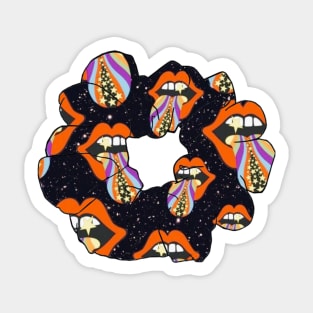 Rock and Roll Scrunchie Sticker